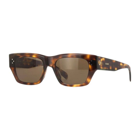 NWT CELINE WOMEN SUNGLASSES HAVANA EYEWEAR - Picture 1 of 3